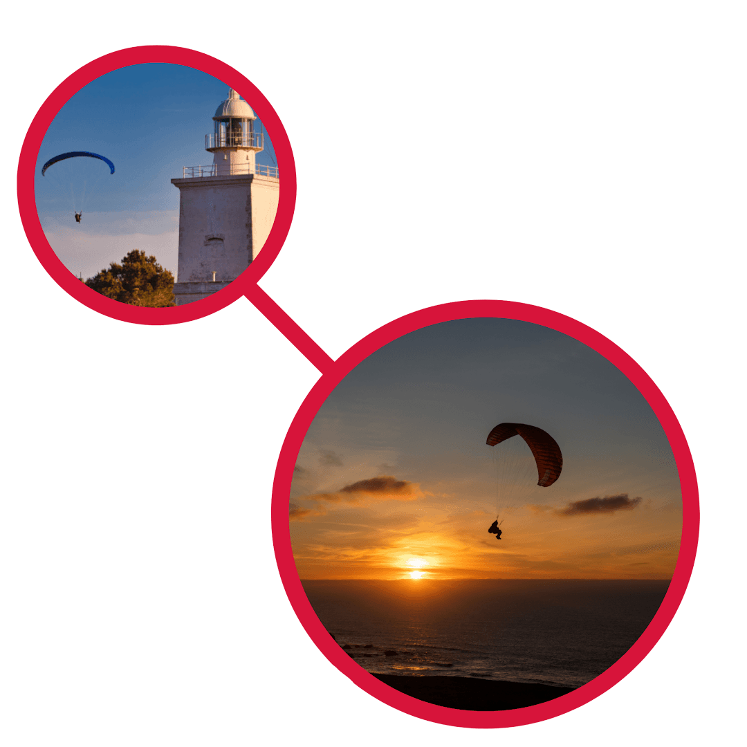 Parapente en Santa Pola o Agost